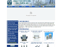 Tablet Screenshot of dta.com.vn