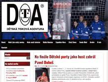 Tablet Screenshot of dta.cz