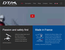 Tablet Screenshot of dta.fr